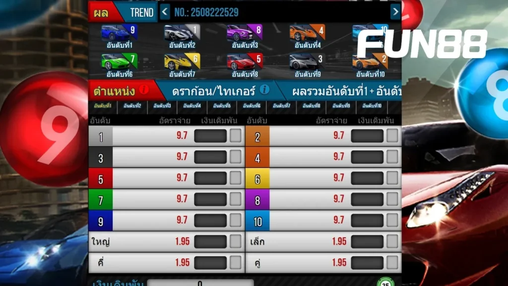 หลากหลายประเภทการเดิมพันในเกม PK10 ที่คุณสามารถเลือกเล่นได้